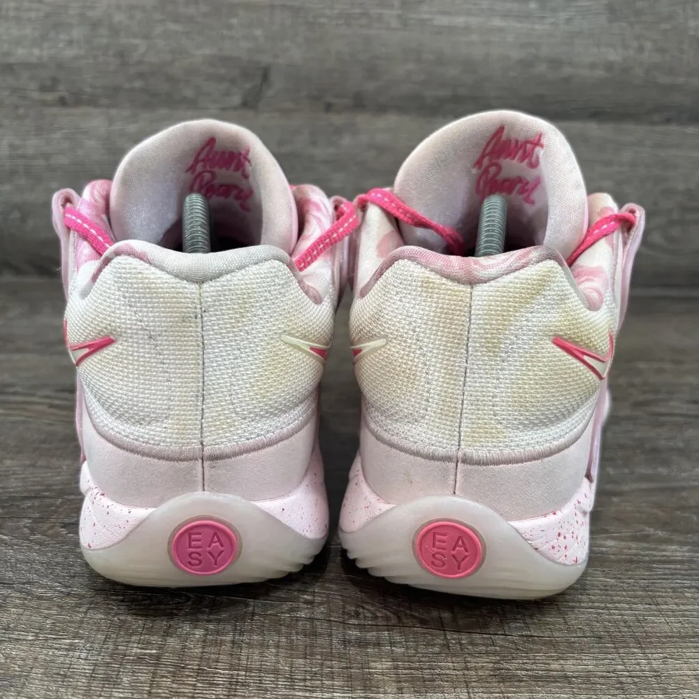 Nike KD Aunt Pearl 18' Shoes Men's 9.5 Pink Floral Basketball HV1997-600